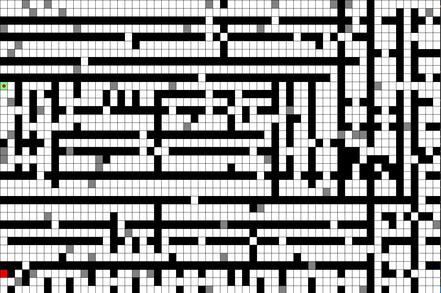 MazeEscape-style maze layout screenshot