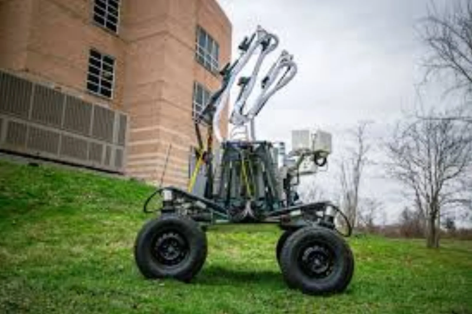 NASA BioBOT rover on a table